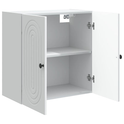 Wall-Mounted Cabinet White 59 x 31 x 60 cm Engineered Wood