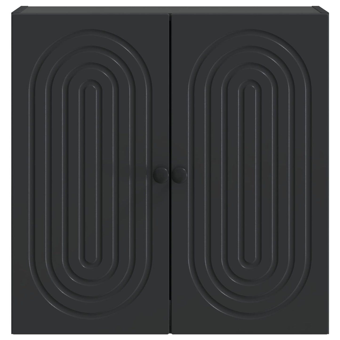 Wall-Mounted Cabinet Black 59 x 31 x 60 cm Engineered Wood