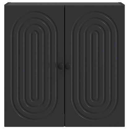 Wall-Mounted Cabinet Black 59 x 31 x 60 cm Engineered Wood