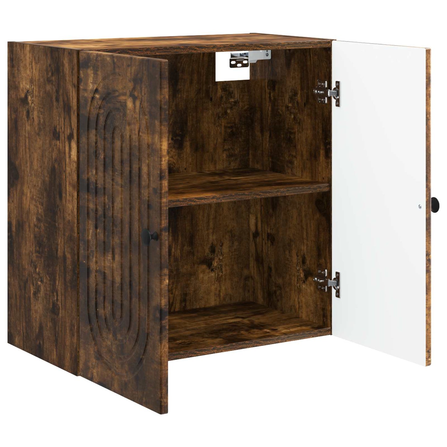 Wall-Mounted Cabinet Smoked Oak 59 x 31 x 60 cm Engineered Wood