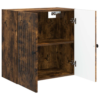 Wall-Mounted Cabinet Smoked Oak 59 x 31 x 60 cm Engineered Wood