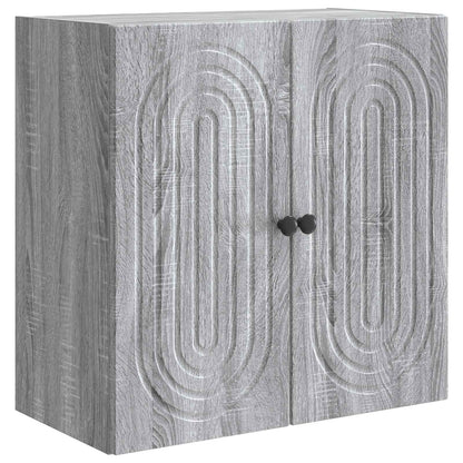 Wall-Mounted Cabinet Grey Sonoma 59 x 31 x 60 cm