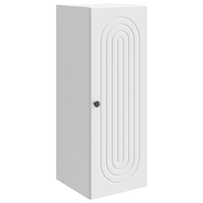 Wall-Mounted Cabinet White 33 x 34.5 x 90 cm Engineered Wood