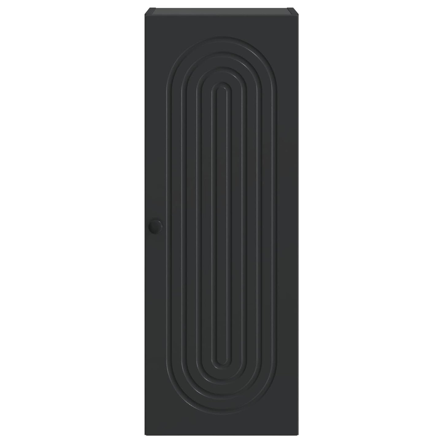 Wall-Mounted Cabinet Black 33 x 34.5 x 90 cm Engineered Wood