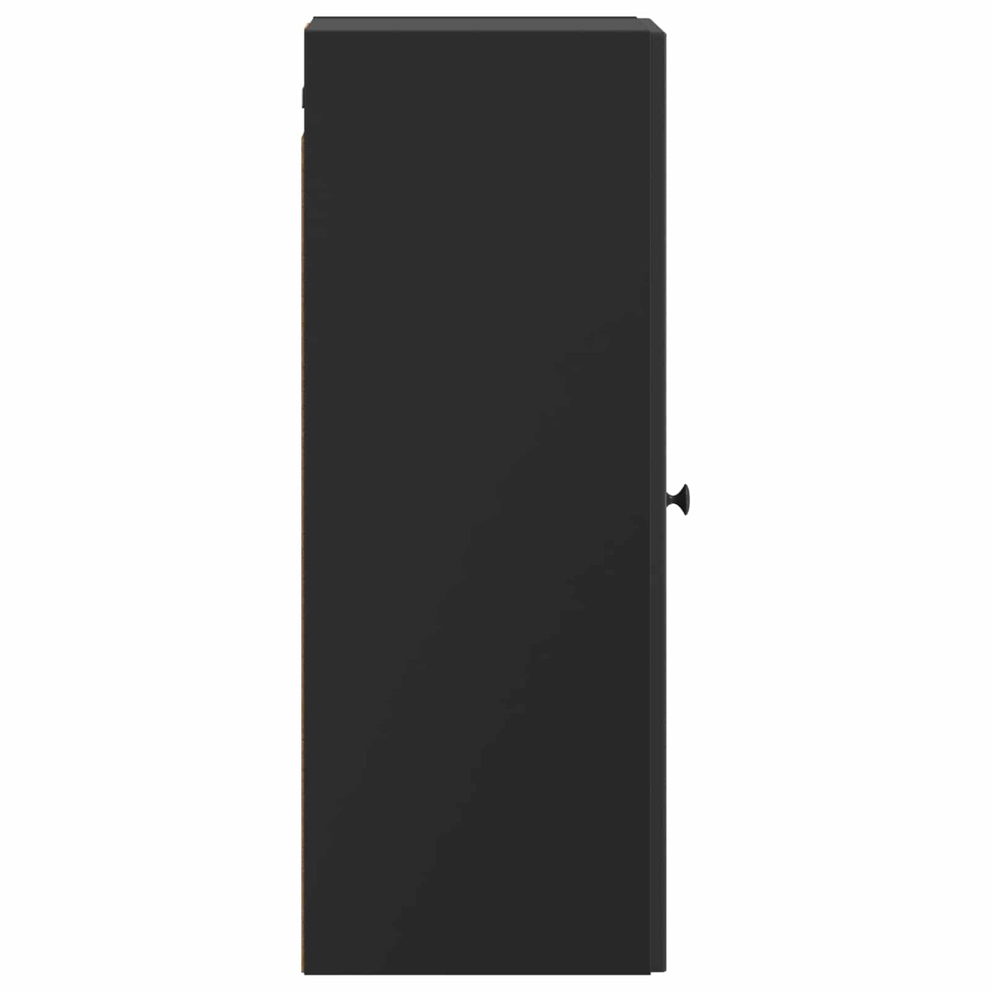 Wall-Mounted Cabinet Black 33 x 34.5 x 90 cm Engineered Wood