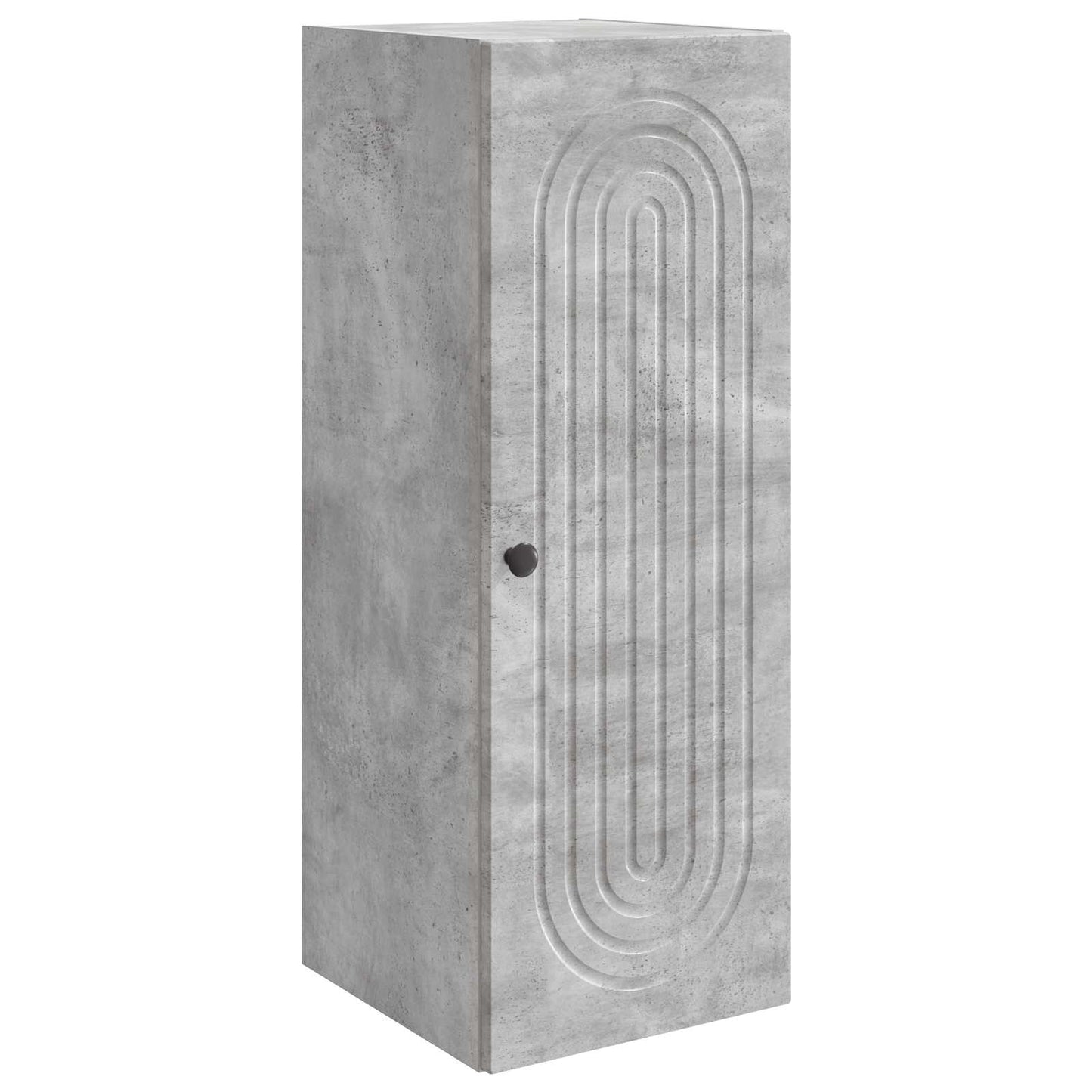 Wall-Mounted Cabinet Concrete Grey 33 x 34.5 x 90 cm