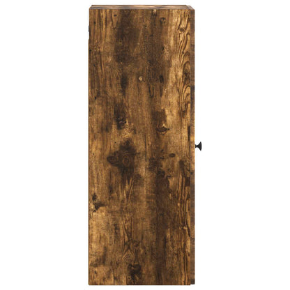 Wall-Mounted Cabinet Smoked Oak 33 x 34.5 x 90 cm