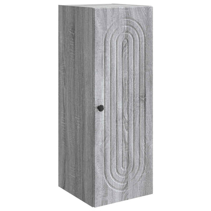 Wall-Mounted Cabinet Grey Sonoma 33 x 34.5 x 90 cm