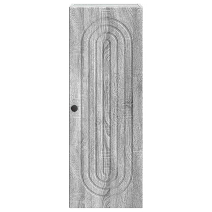 Wall-Mounted Cabinet Grey Sonoma 33 x 34.5 x 90 cm