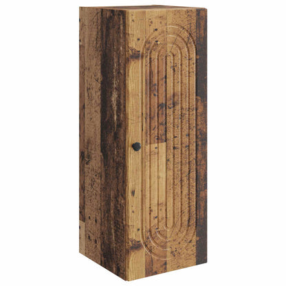 Wall-Mounted Cabinet Old Wood 33 x 34.5 x 90 cm Engineered Wood