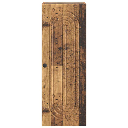 Wall-Mounted Cabinet Old Wood 33 x 34.5 x 90 cm Engineered Wood
