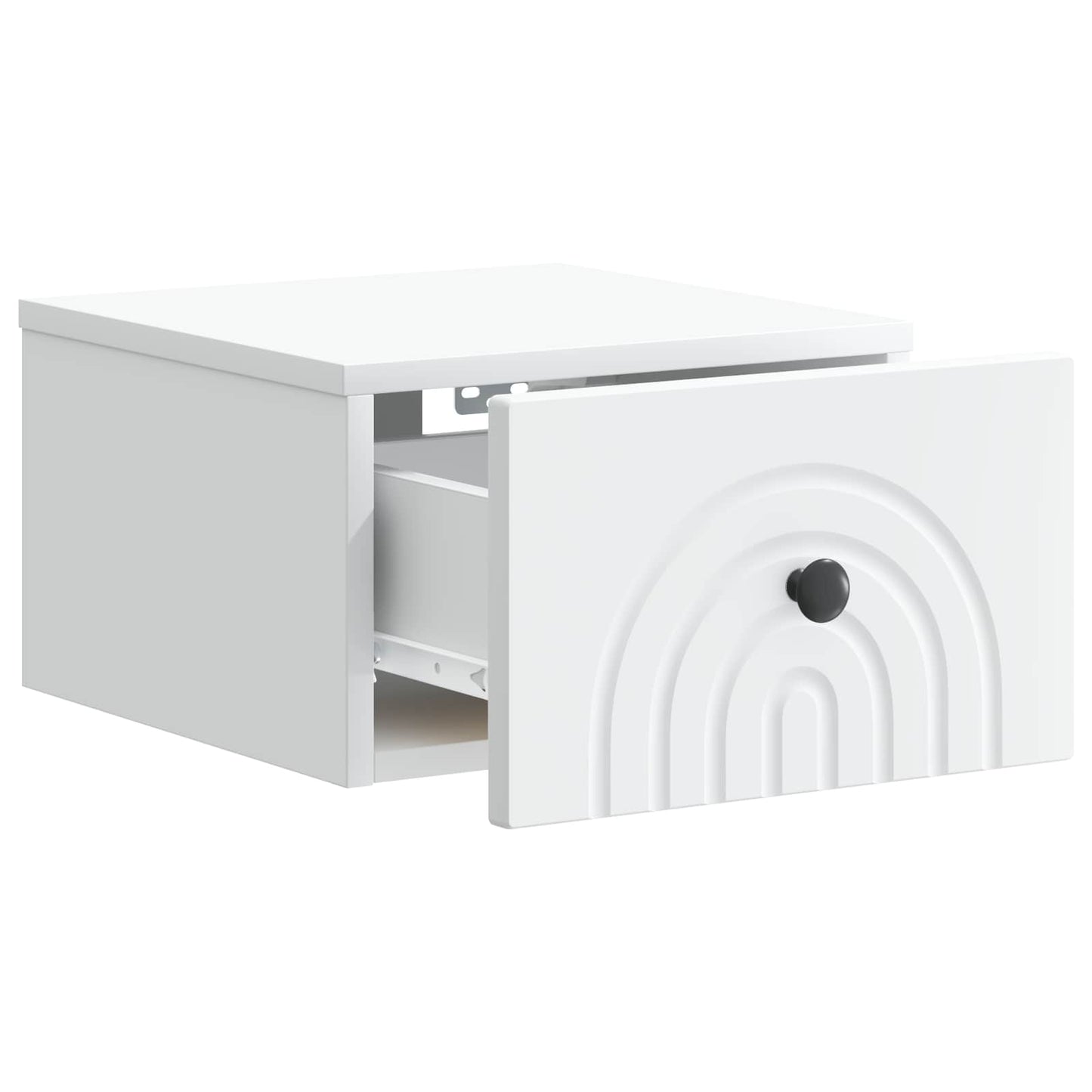 Wall-Mounted Bedside Cabinet 2 pcs White 33 x 34.5 x 20 cm