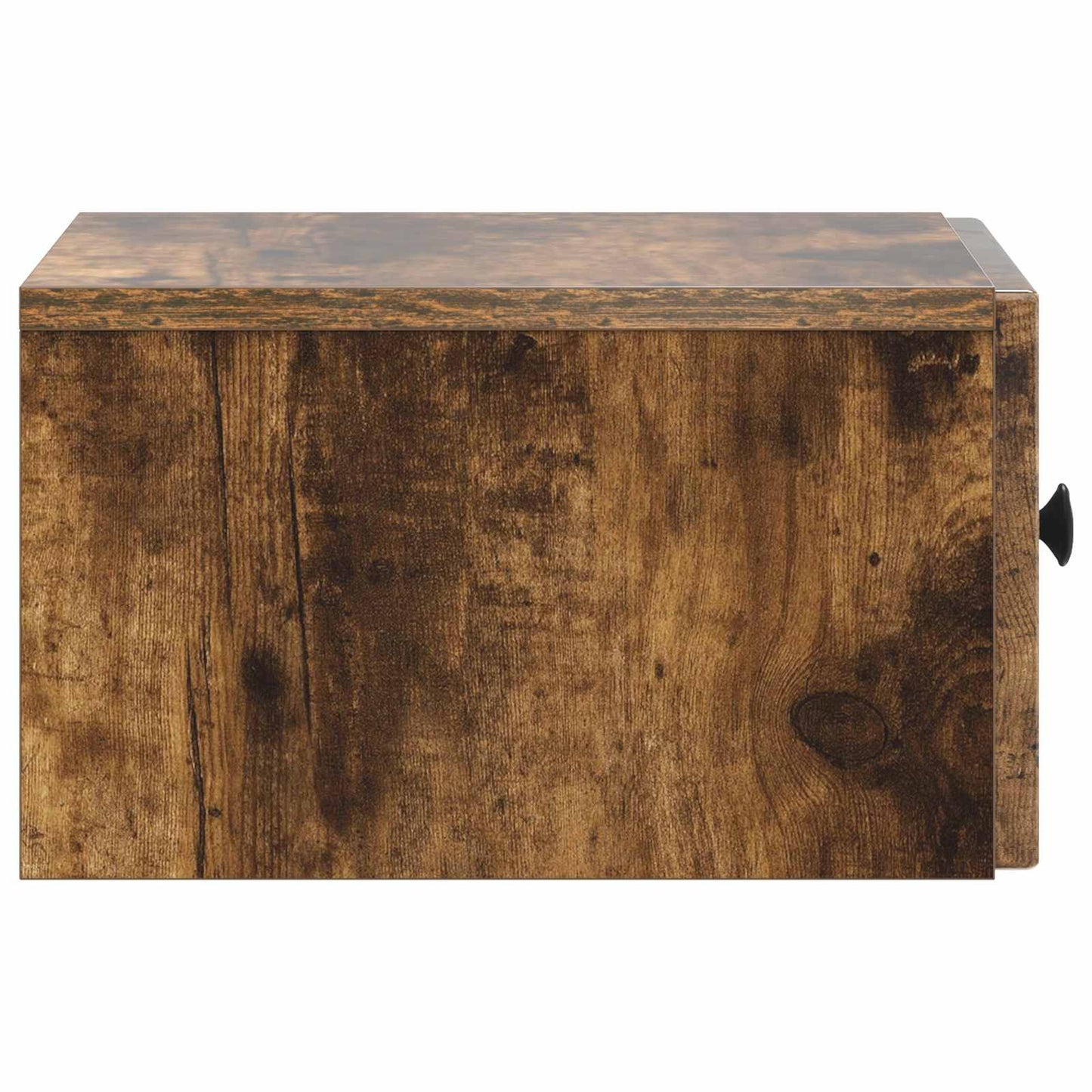Wall-Mounted Bedside Cabinet Smoked Oak 33 x 34.5 x 20 cm