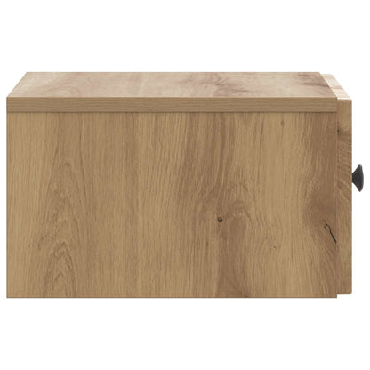 Wall-Mounted Bedside Cabinet Artisan Oak 33 x 34.5 x 20 cm