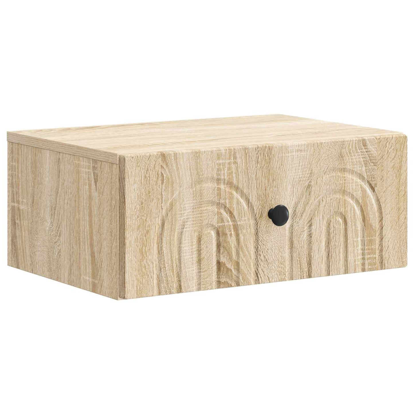 Wall-Mounted Bedside Cabinet 2 pcs Sonoma Oak 49 x 34.5 x 20 cm