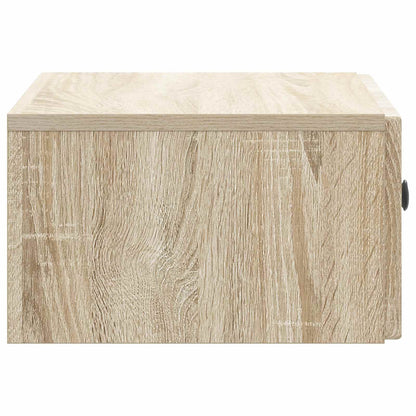 Wall-Mounted Bedside Cabinet 2 pcs Sonoma Oak 49 x 34.5 x 20 cm