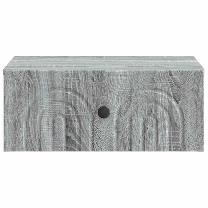 Wall-Mounted Bedside Cabinet 2 pcs Grey Sonoma Engineered Wood