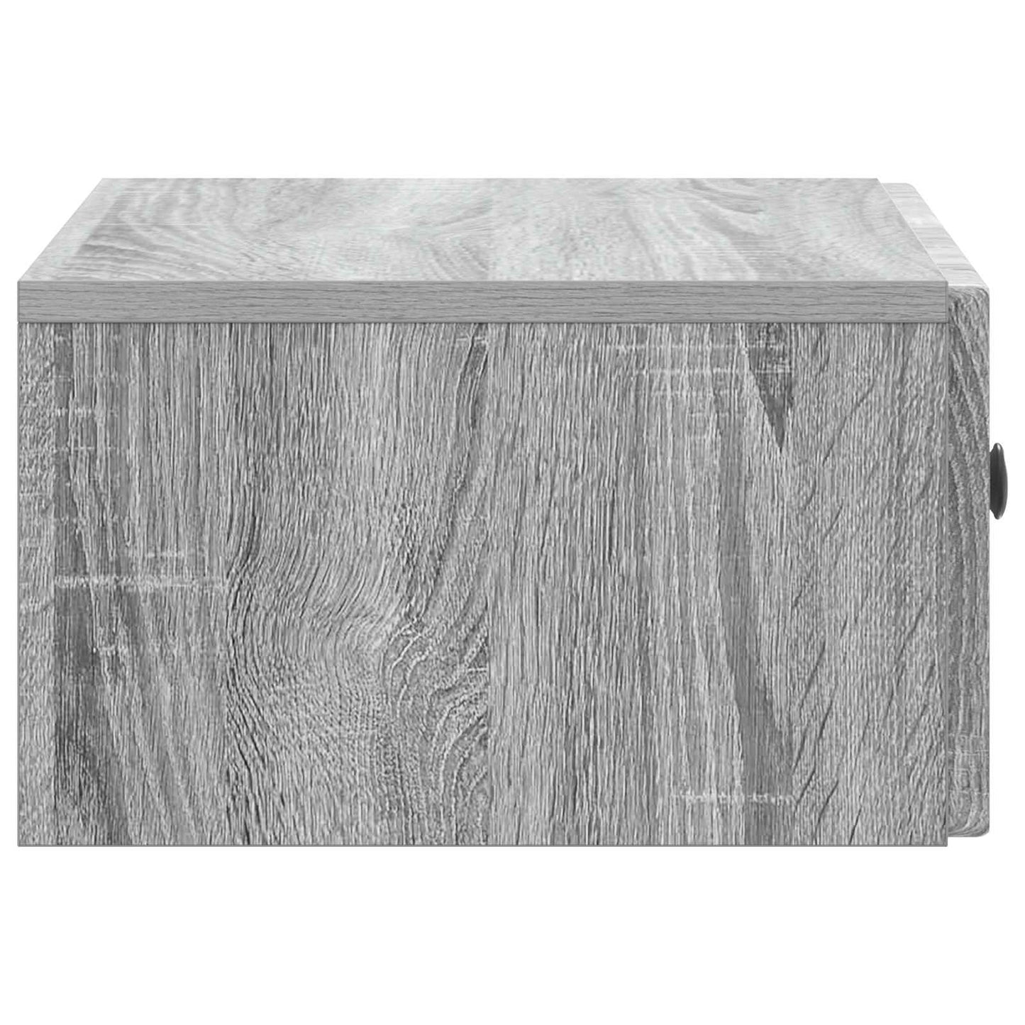 Wall-Mounted Bedside Cabinet 2 pcs Grey Sonoma