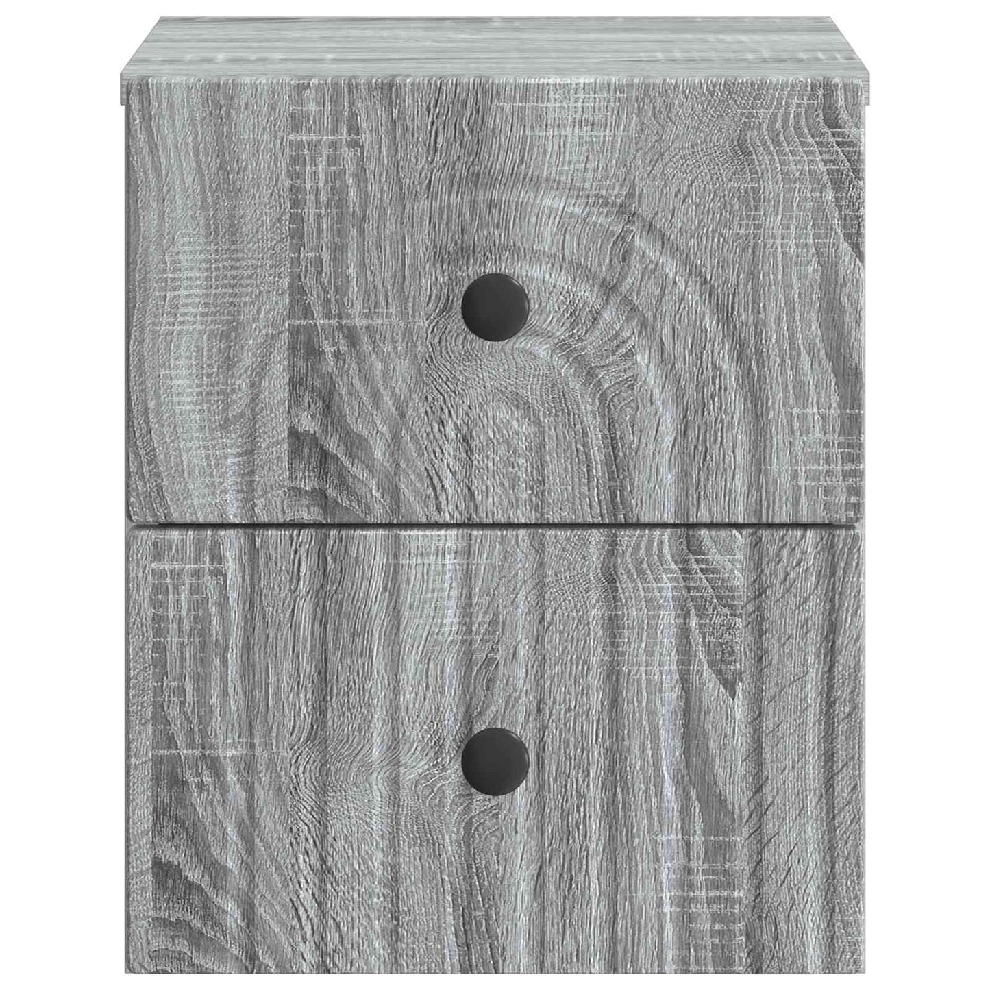 Wall-Mounted Bedside Cabinet 2 pcs Grey Sonoma Engineered Wood