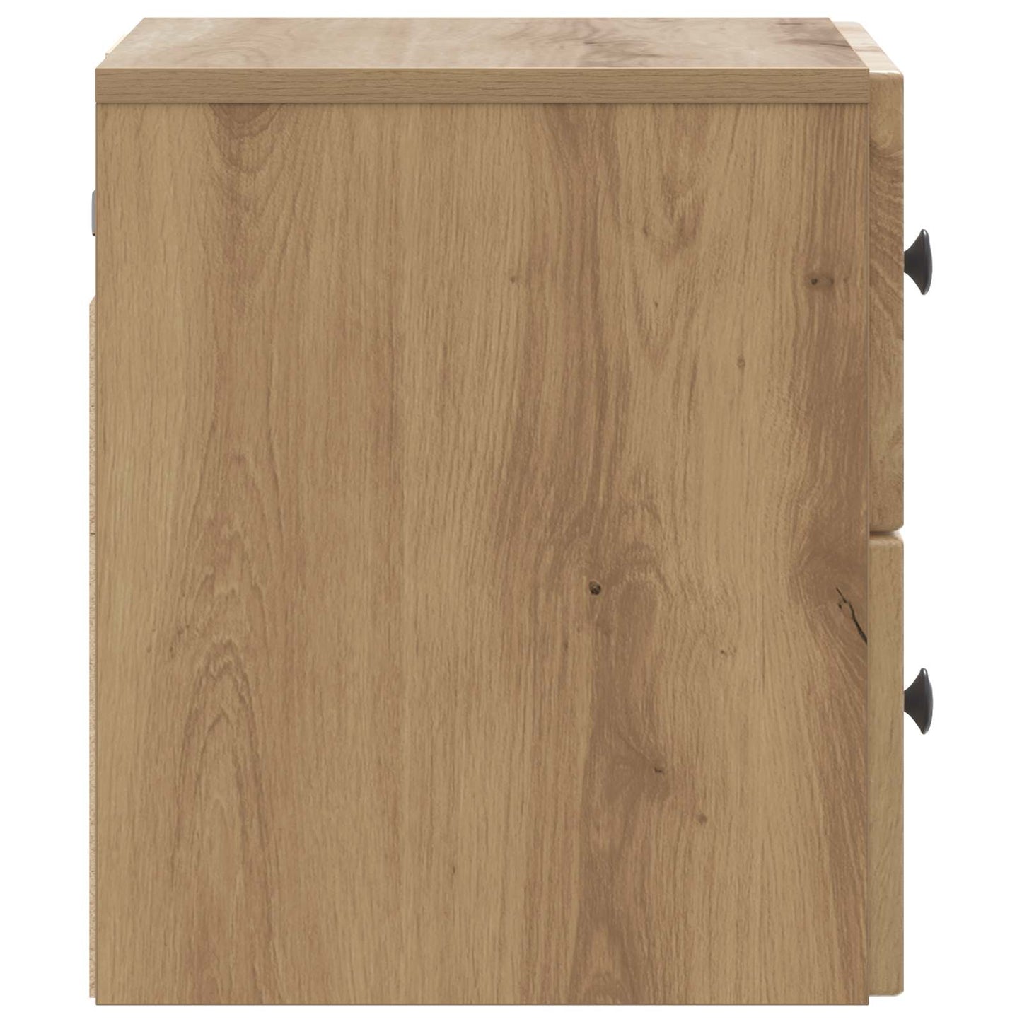 Wall-Mounted Bedside Cabinet 2 pcs Artisan Oak Engineered Wood