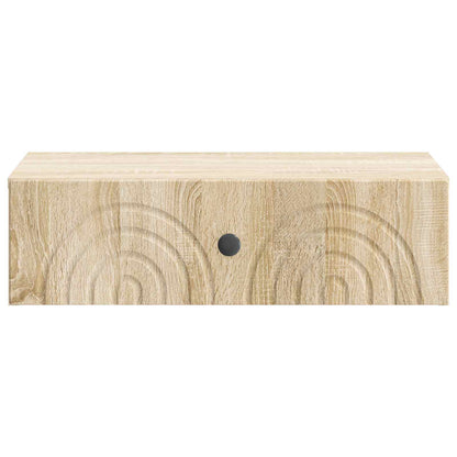 Wall-Mounted Side Table Sonoma Oak 59 x 34.5 x 17 cm