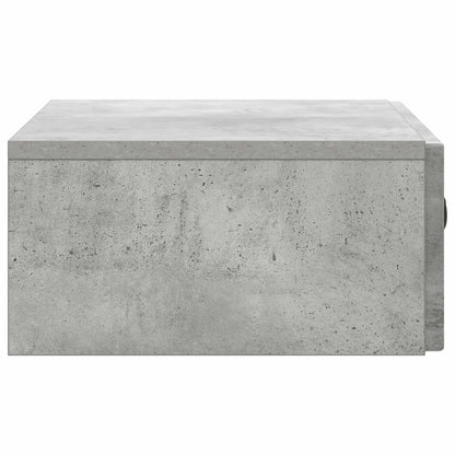 Wall-Mounted Side Table Concrete Grey 59 x 34.5 x 17 cm