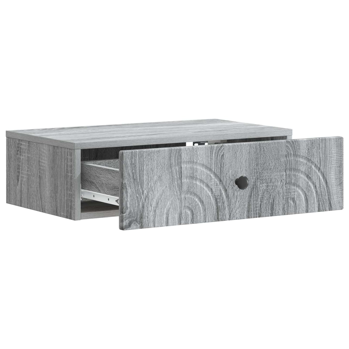 Wall-Mounted Side Table Grey Sonoma 59 x 34.5 x 17 cm