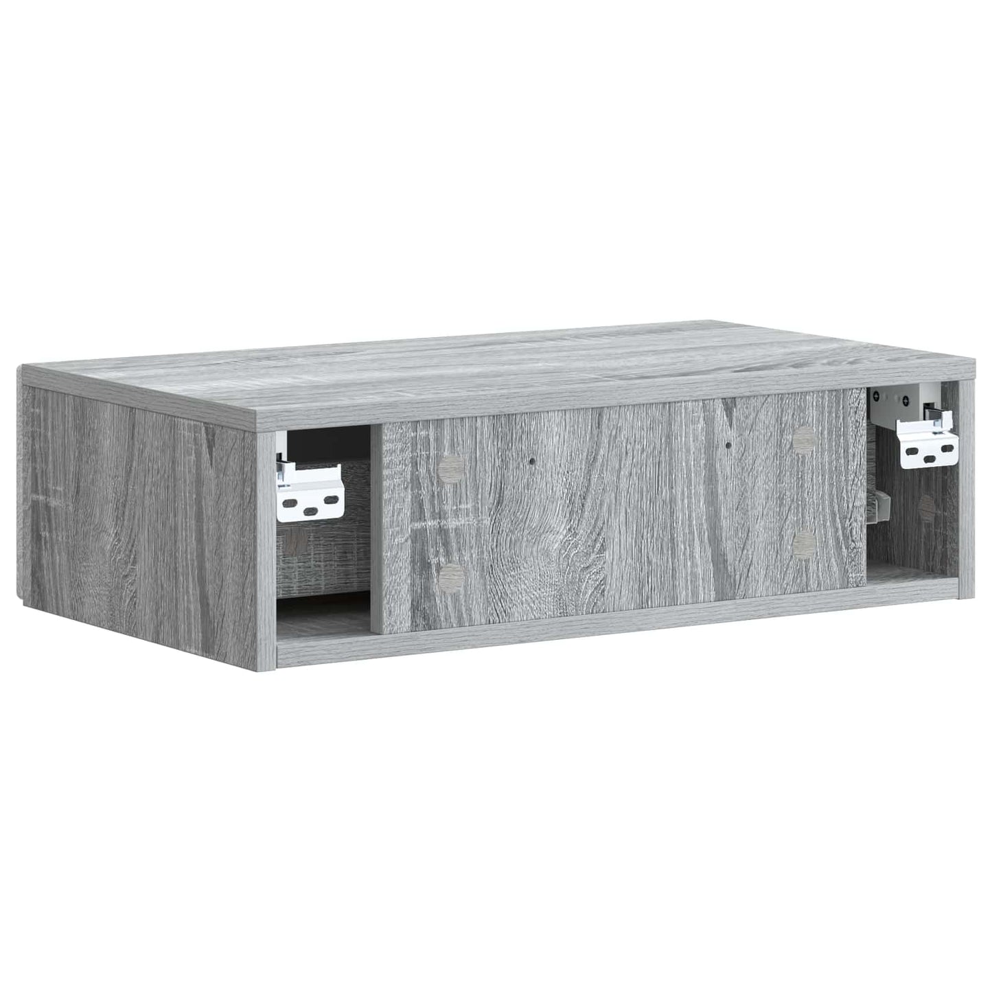 Wall-Mounted Side Table Grey Sonoma 59 x 34.5 x 17 cm