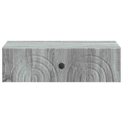 Wall-Mounted Side Table Grey Sonoma 59 x 34.5 x 17 cm