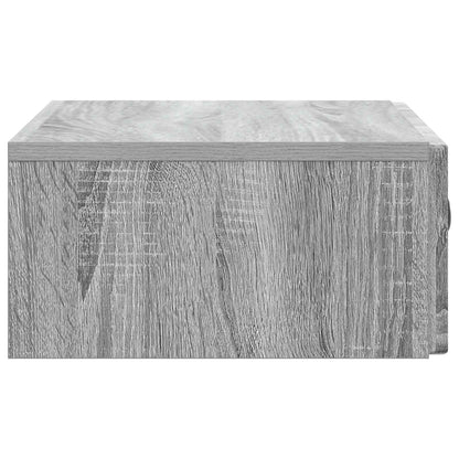 Wall-Mounted Side Table Grey Sonoma 59 x 34.5 x 17 cm