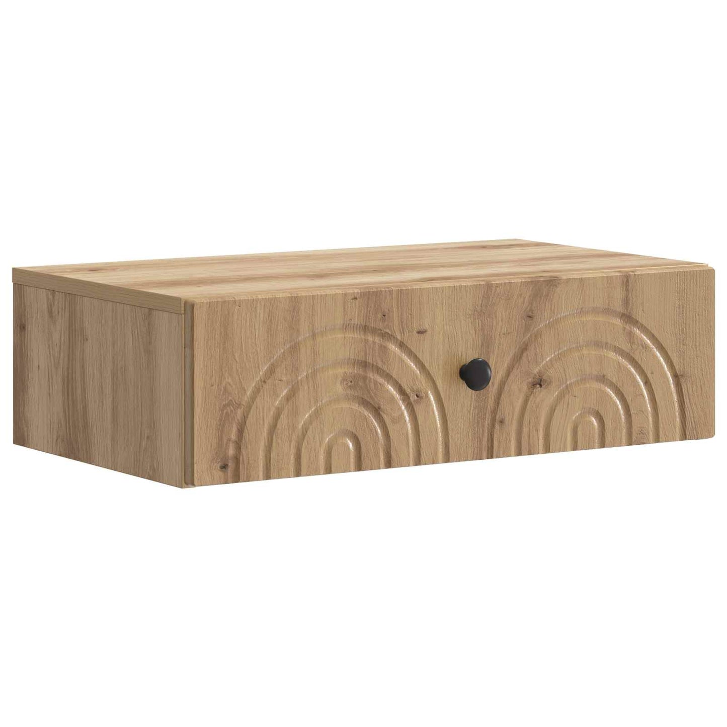 Wall-Mounted Side Table Artisan Oak 59 x 34.5 x 17 cm