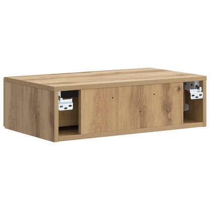 Wall-Mounted Side Table 59 x 34.5 x 17 cm Engineered Wood