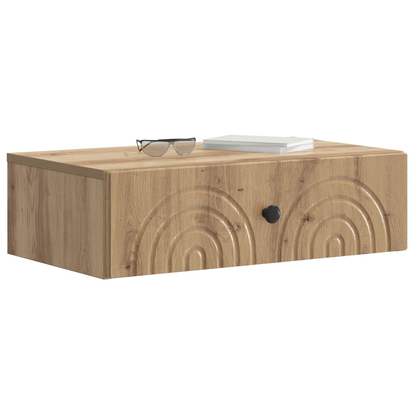 Wall-Mounted Side Table Artisan Oak 59 x 34.5 x 17 cm