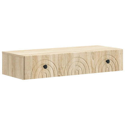 Wall-Mounted Side Table Sonoma Oak 87.5 x 34.5 x 17 cm