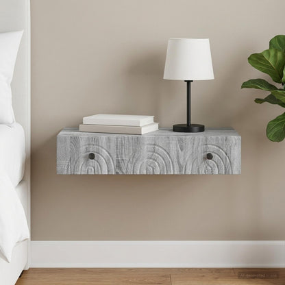 Wall-Mounted Side Table 87.5 x 34.5 x 17 cm Engineered Wood