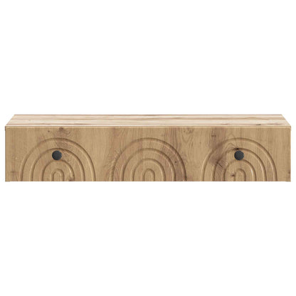 Wall-Mounted Side Table Artisan Oak 87.5 x 34.5 x 17 cm