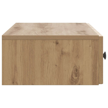 Wall-Mounted Side Table Artisan Oak 87.5 x 34.5 x 17 cm