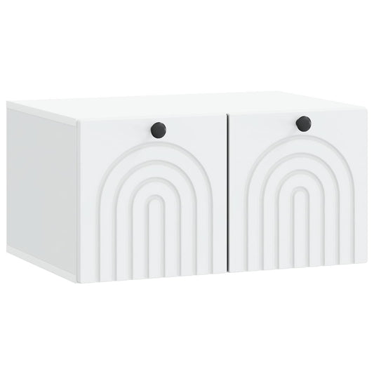 Wall-Mounted TV Cabinet White 59.5 x 41 x 30 cm Engineered Wood