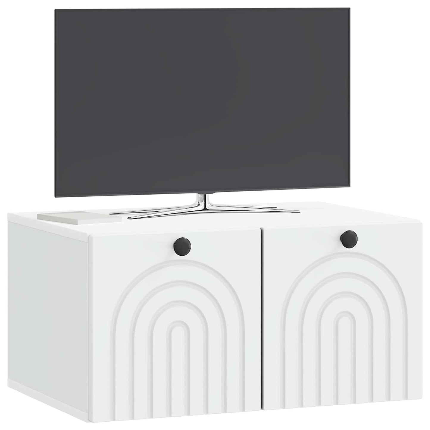 Wall-Mounted TV Cabinet White 59.5 x 41 x 30 cm Engineered Wood