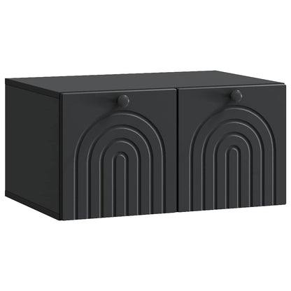 Wall-Mounted TV Cabinet Black 59.5 x 41 x 30 cm Engineered Wood