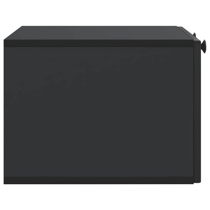 Wall-Mounted TV Cabinet Black 59.5 x 41 x 30 cm Engineered Wood