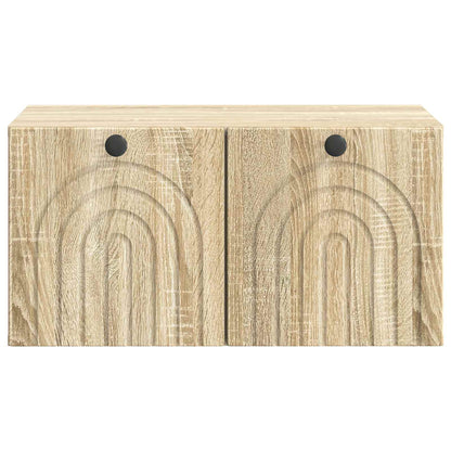 Wall-Mounted TV Cabinet Sonoma Oak 59.5 x 41 x 30 cm