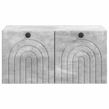Wall-Mounted TV Cabinet Concrete Grey 59.5 x 41 x 30 cm