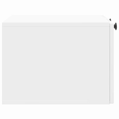 Wall-Mounted TV Cabinet High Gloss White 59.5 x 41 x 30 cm
