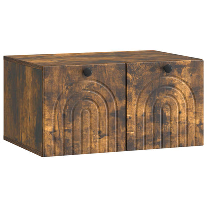 Wall-Mounted TV Cabinet Smoked Oak 59.5 x 41 x 30 cm