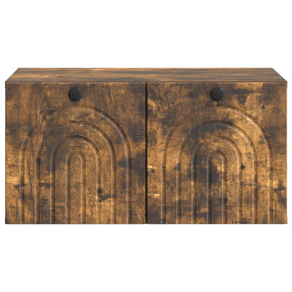 Wall-Mounted TV Cabinet Smoked Oak 59.5 x 41 x 30 cm