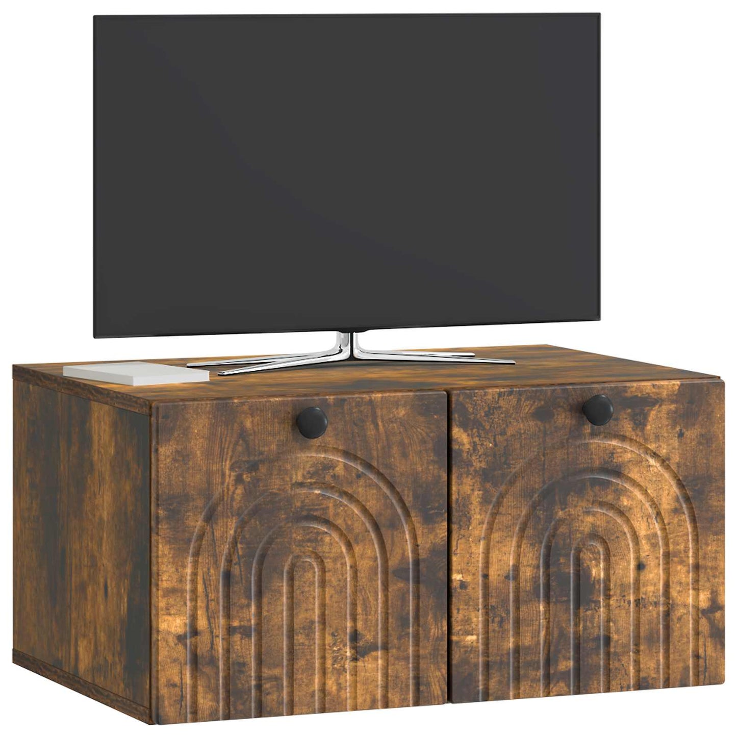 Wall-Mounted TV Cabinet Smoked Oak 59.5 x 41 x 30 cm
