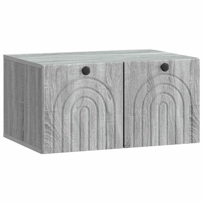 Wall-Mounted TV Cabinet Grey Sonoma 59.5 x 41 x 30 cm