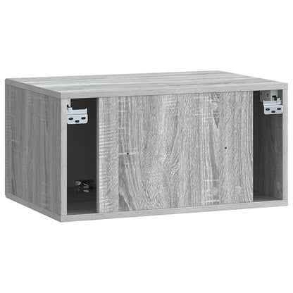 Wall-Mounted TV Cabinet Grey Sonoma 59.5 x 41 x 30 cm