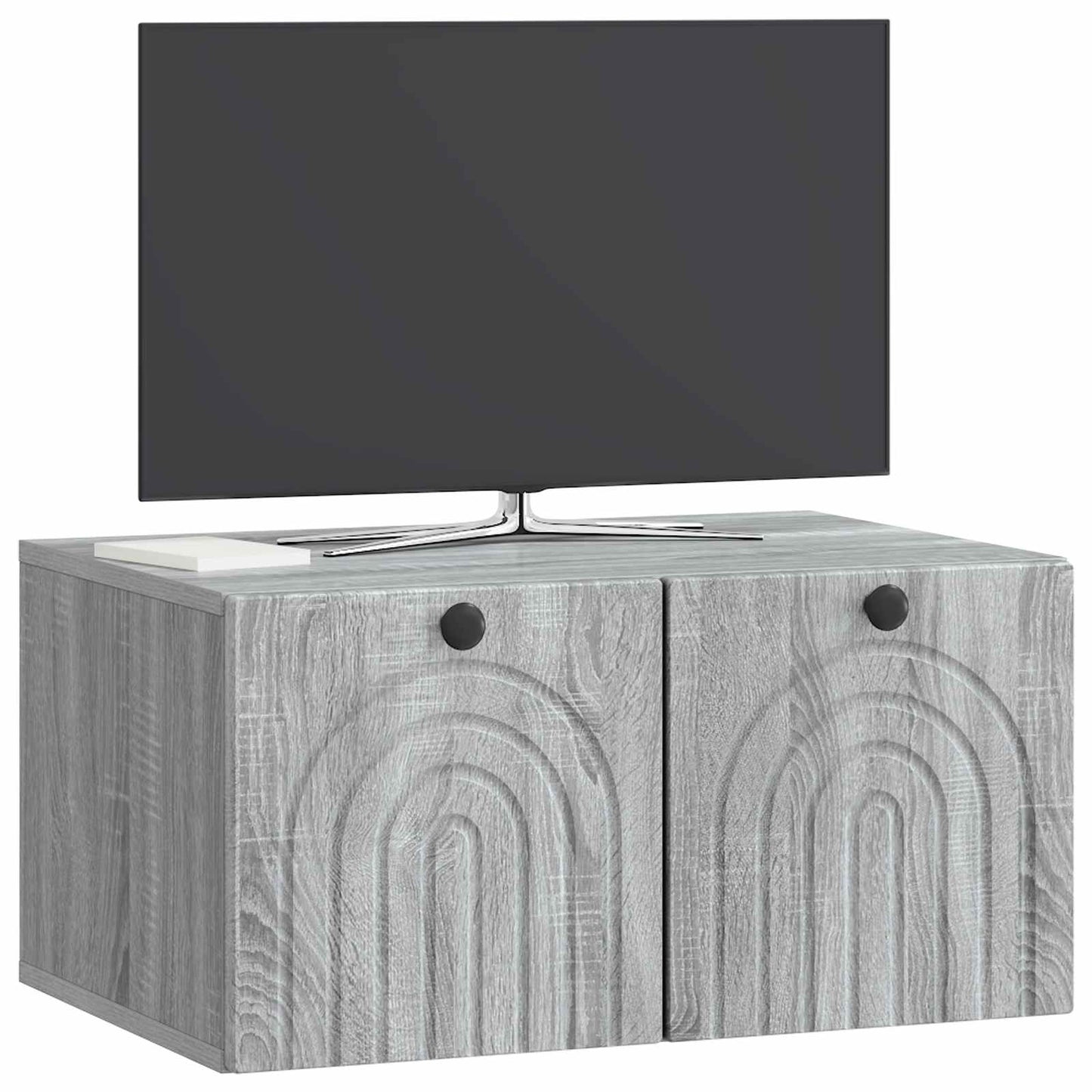Wall-Mounted TV Cabinet Grey Sonoma 59.5 x 41 x 30 cm